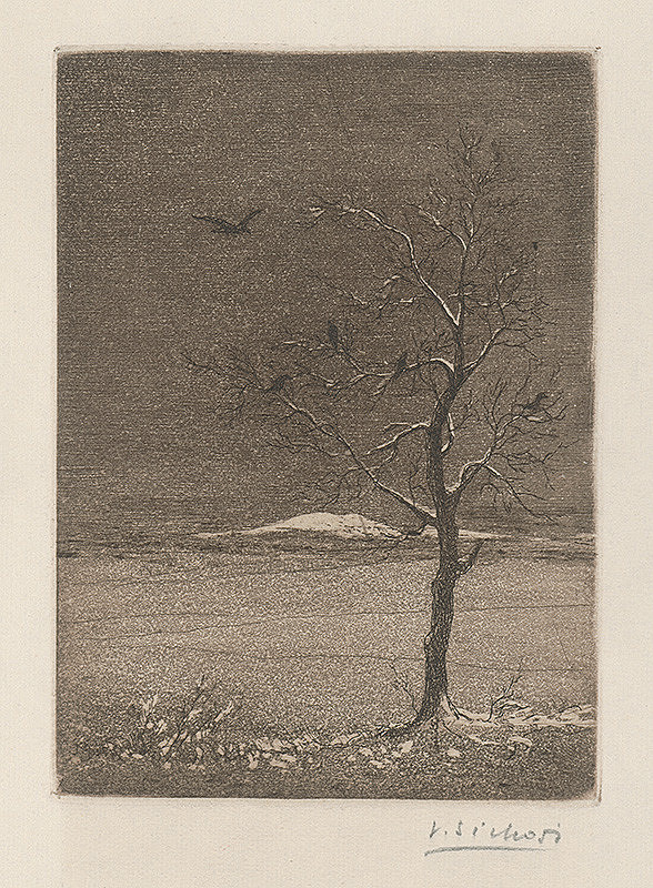 Václav Sivko – Krajina v zime 