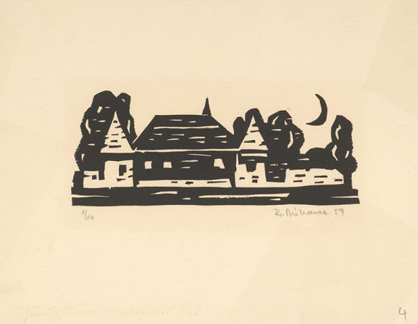 Róbert Dúbravec – Dedina v noci 