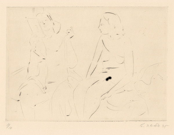 Eugen Nevan – Priateľky so zrkadielkom 