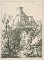 Johann Josef Schindler – Zrúcanina so stafážou 