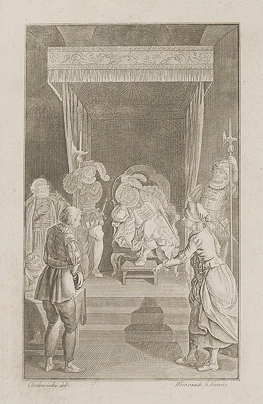 Jacob von Sandrart, Johann Caspar Weinrauch – Pred kráľom 