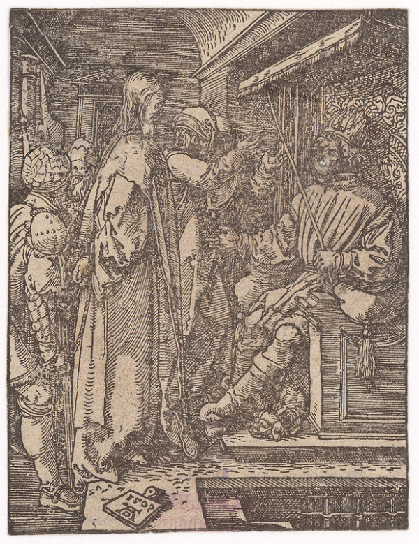 Johann Mommard – Kristus pred Herodesom podľa Dürera 