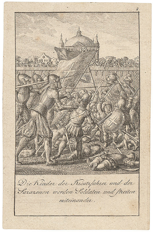 Daniel Nikolaus Chodowiecki, Neznámy grafik – Bitka detí (žánrová scéna) 