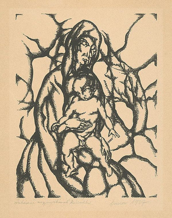 Konštantín Bauer – A Mother with a Child 