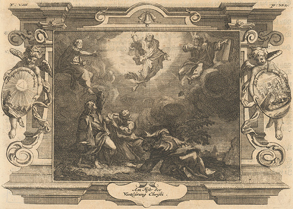 Nemecký grafik z 18. storočia – Nanebevstúpenie Pána