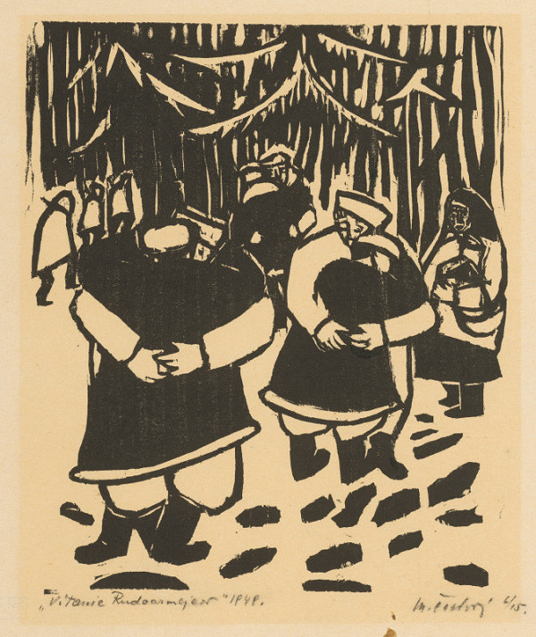 Matilda Čechová – Vítanie Červenoarmejcov 