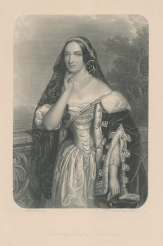 Miklós Barabás, John Henry Robinson – Karolína Cárolyi Zichy 