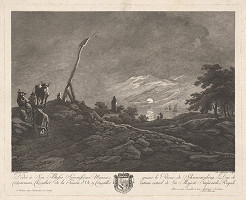 Bernhard Albrecht, Christian Hilfgott Brand – Krajina s jazerom 