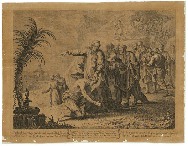 Johann Christoph Winkler, Martin Johann Schmidt – Kristus a kajúcnik 