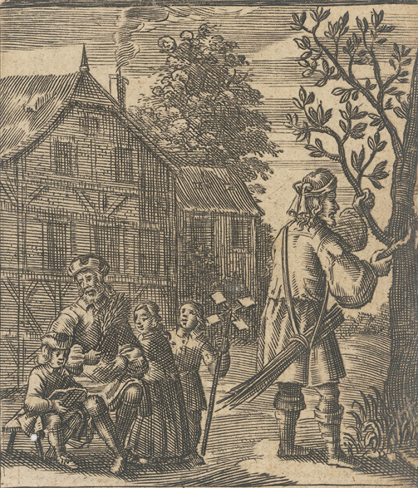 Nemecký autor zo 17. storočia – Štepenie stromov