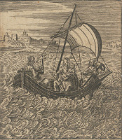 Nemecký autor zo 17. storočia – Madona na lodi 