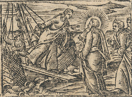 Nemecký autor zo začiatku 17. storočia – Kristus na lodi 