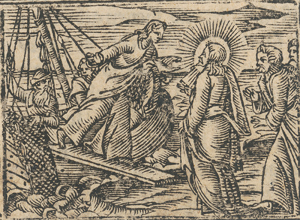 Nemecký autor zo začiatku 17. storočia – Kristus na lodi 