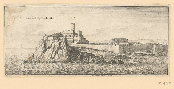 Václav Hollar – Hrad Elisabeth v Iarsey 