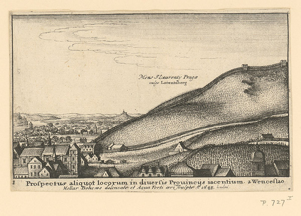 Václav Hollar – Vrch sv. Vavrinca v Prahe