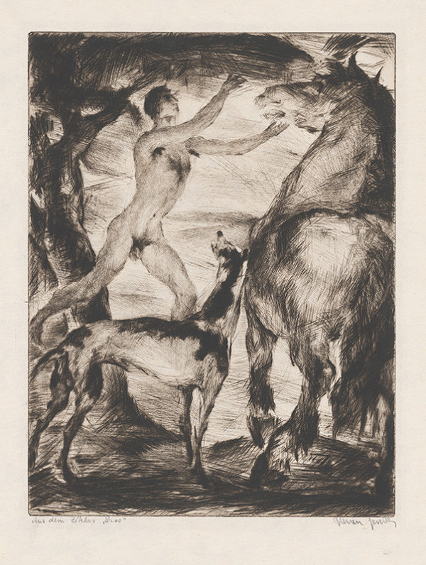 Eugen Krón – Muž so psom a koňom