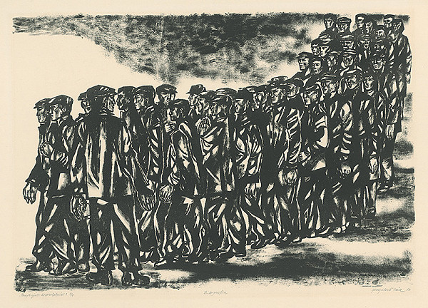 Viera Gergeľová – Štrajkujúci kovorobotníci 