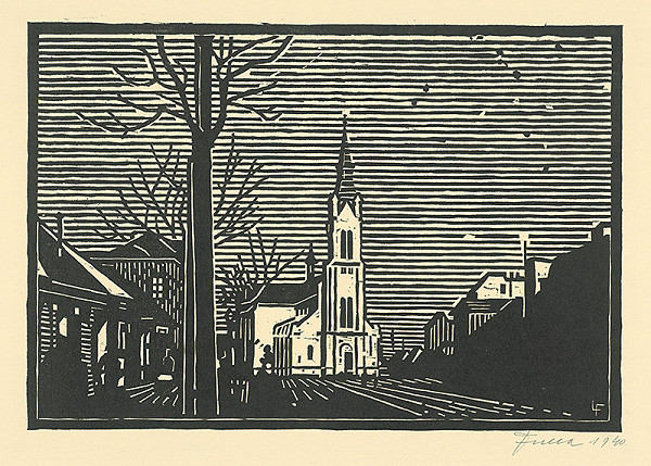 Ľudovít Fulla – Blumentálsky kostol v Bratislave 