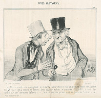 Honoré Daumier – Rozhovor mužov 