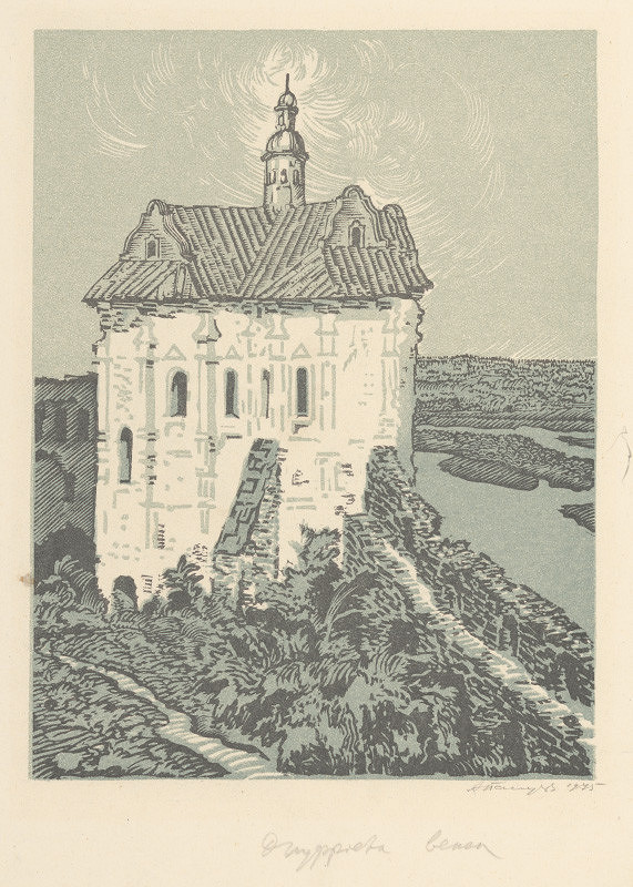 Olexandr  Sofonovyč Paščenko – Onufrijova veža nad Dneprom 