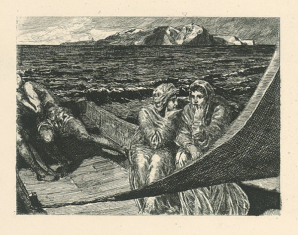 Max Klinger – Sestry na ceste domov 