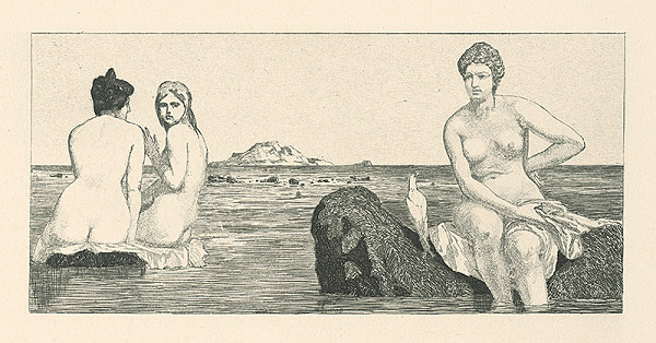 Max Klinger – Venuša spoznáva Amorovu lásku 