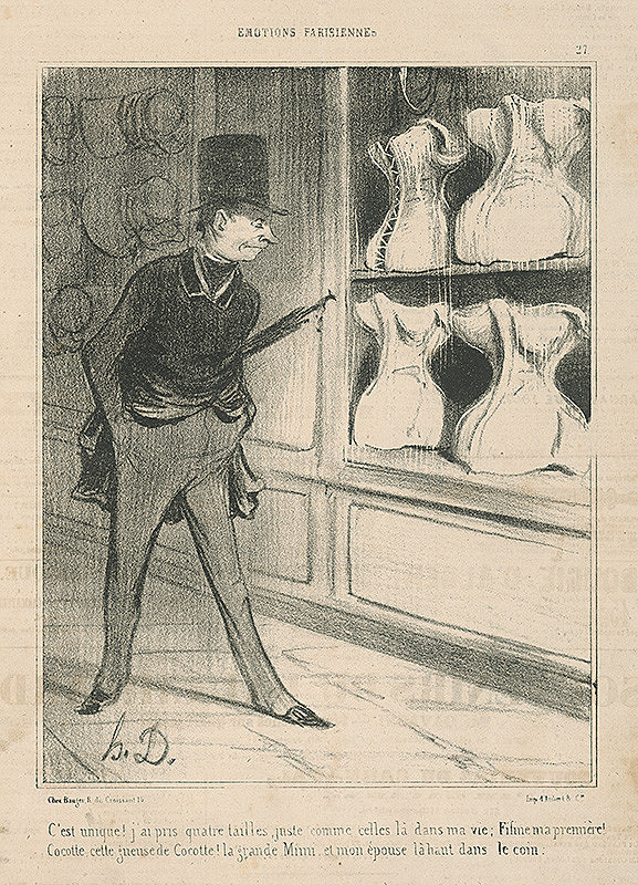 Honoré Daumier – Pred výkladom