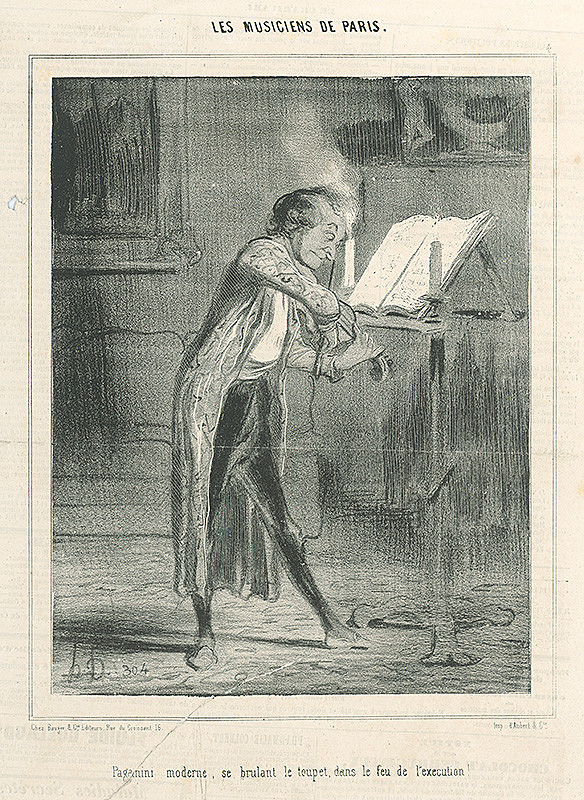 Honoré Daumier – Paganini moderne