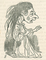 Francúzsky karikaturista z 19. storočia – Žena 