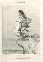 Honoré Daumier – Smrť Sapfo 