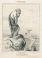 Honoré Daumier – Telemachos a Mentor 