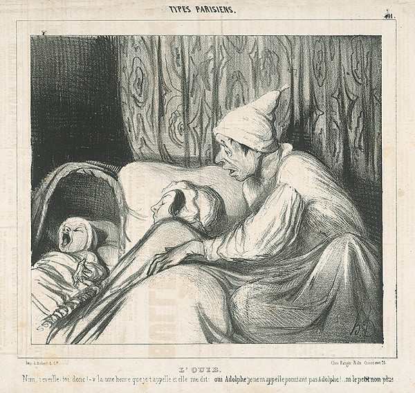Honoré Daumier – Sluch 