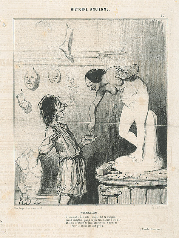 Honoré Daumier – Pygmalion 