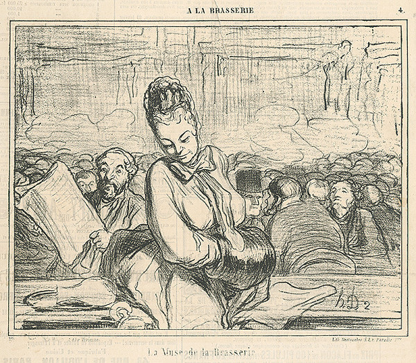 Honoré Daumier – Múza krčmy