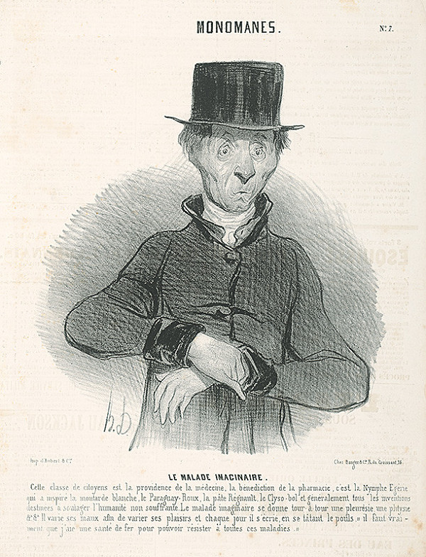 Honoré Daumier – Hypochonder 