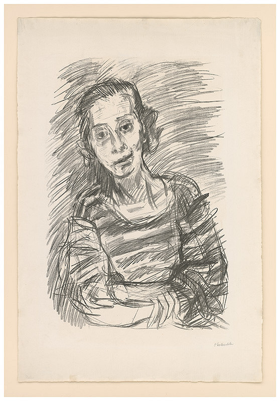 Oskar Kokoschka – Portrét ženy 