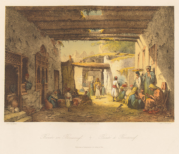 Karol Ľudovít Libay – Bazár v Beni Suef 