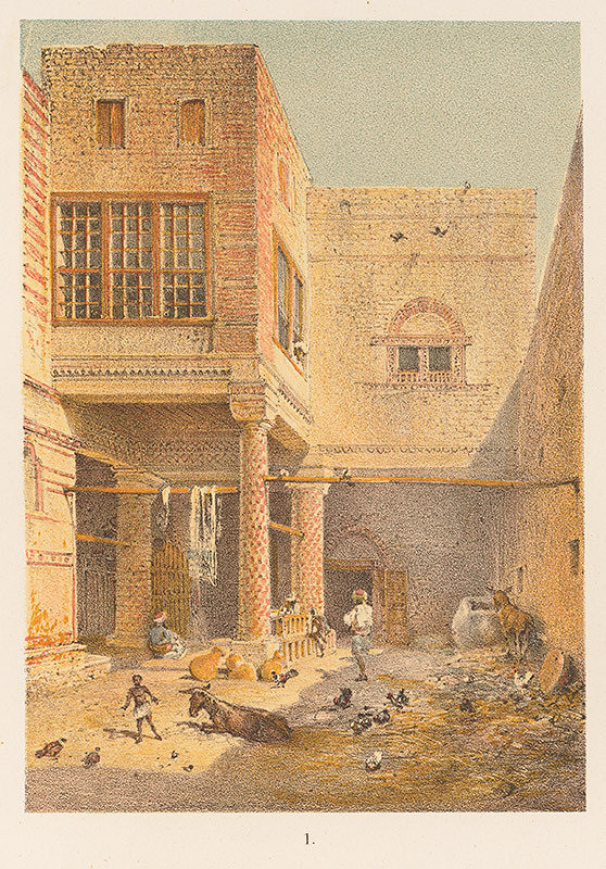 Karol Ľudovít Libay – Interiér tureckého domu v Quene