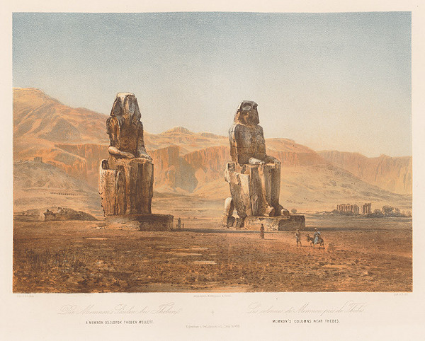 Karol Ľudovít Libay – Memmonove stĺpy pri Thébach 