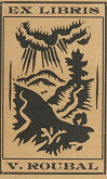 Jan Bedřich Minařík – Ex Libris V.Roubala 