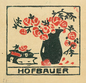 Arnošt Hofbauer – Ez libris autora 