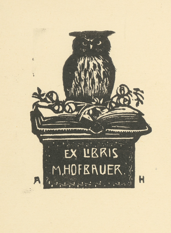 Arnošt Hofbauer – Ez libris autora 