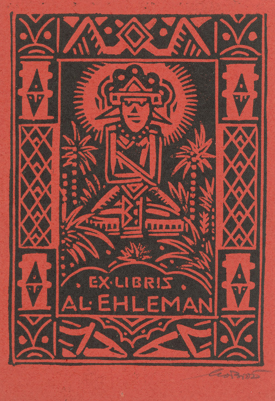 Leo Brož – Ex libris A.Ehlemana II.