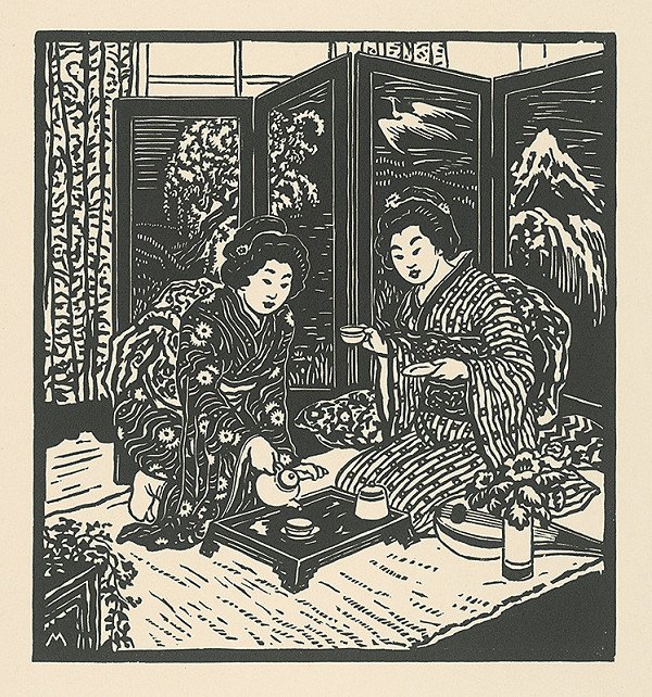 František Michl – Japonky pri čaji 