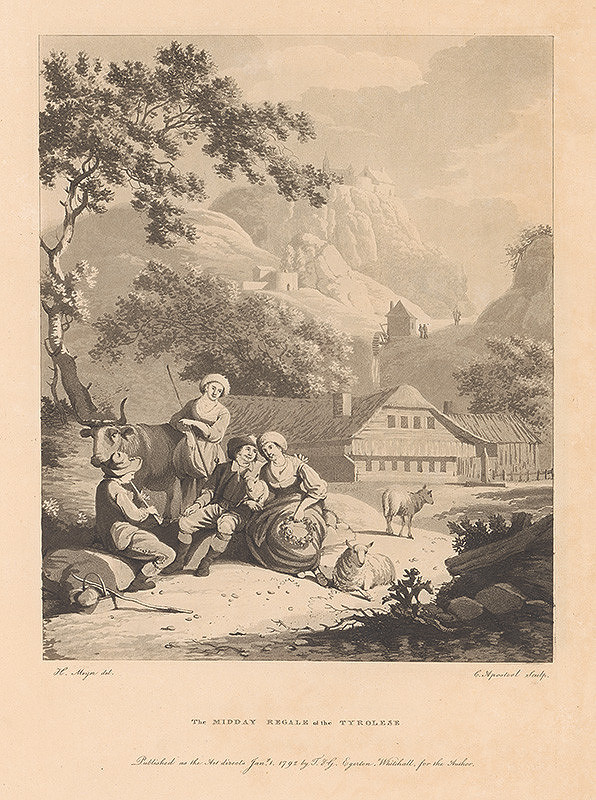 Hendrik Mayer – Poludňajšie pohostenie Tyrolčanov