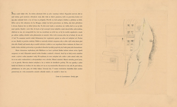 Josef Šíma – Comte de Lautréamont 