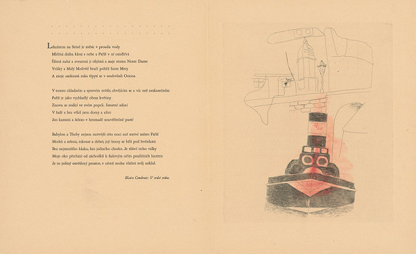 Josef Šíma – Blaise Cendrais 