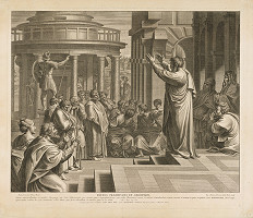 Nicolas Dorigny, Raffael – Pavol káže na Aeropagu 