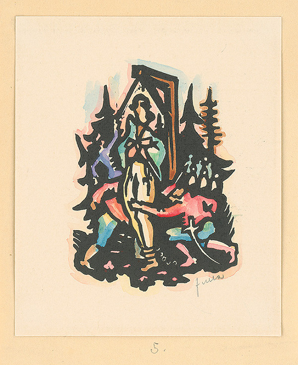 Ľudovít Fulla – Pod šibenicou 