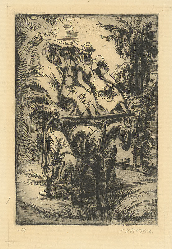 Vladimír Droppa – Zvážanie sena